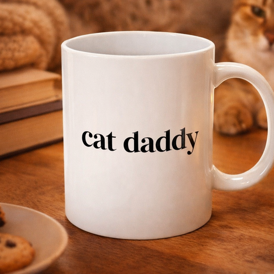 Petty Prints: The cat daddy Coffee Mug