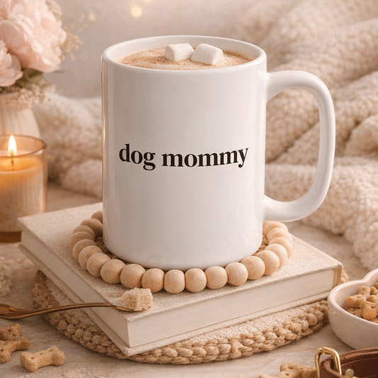 Petty Prints: The dog mommy Coffee Mug