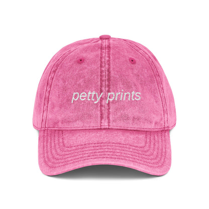 Petty Prints: The "Vintage Washed" Dad Hat