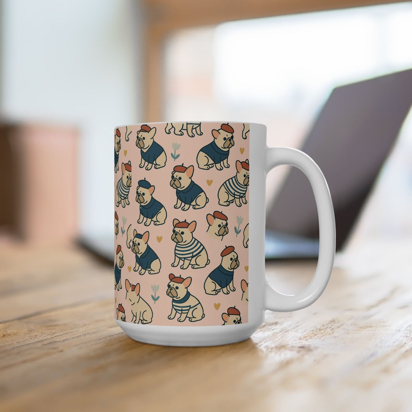 Petty Prints: The "French Frenchie" Coffee Mug