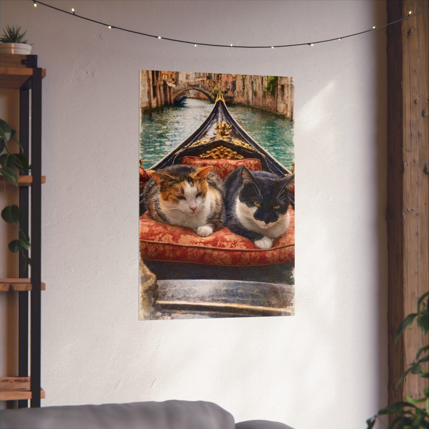 Custom Pet Portrait Watercolor Matte Poster Print
