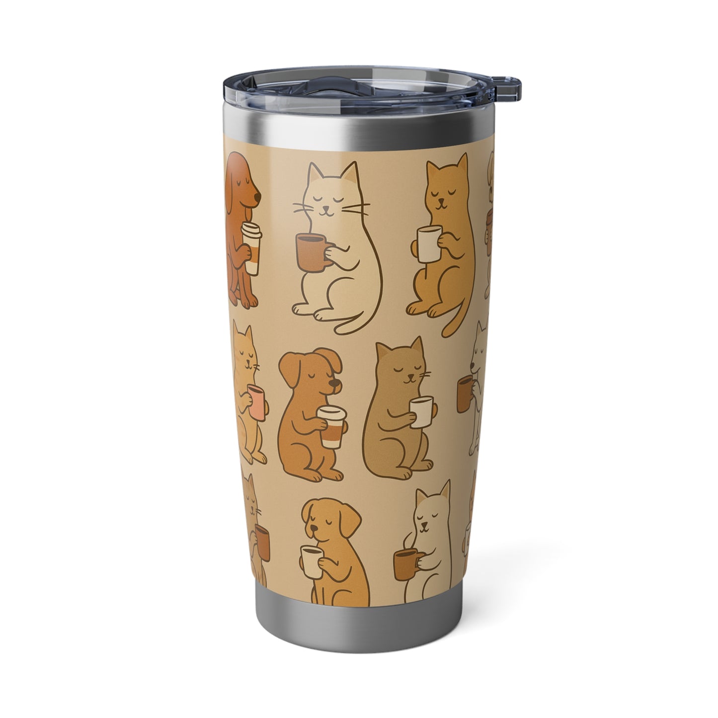 Petty Prints: The "Pawfee Break" Travel Tumbler