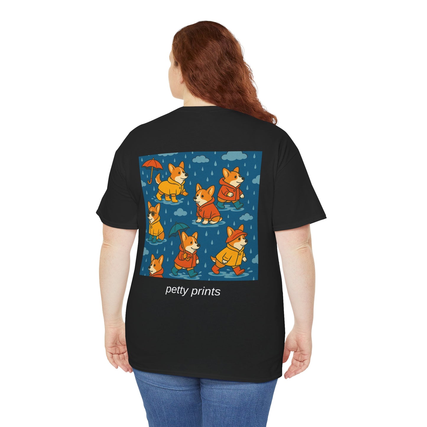 Petty Prints: The "Rainy Day Corgi" Tee