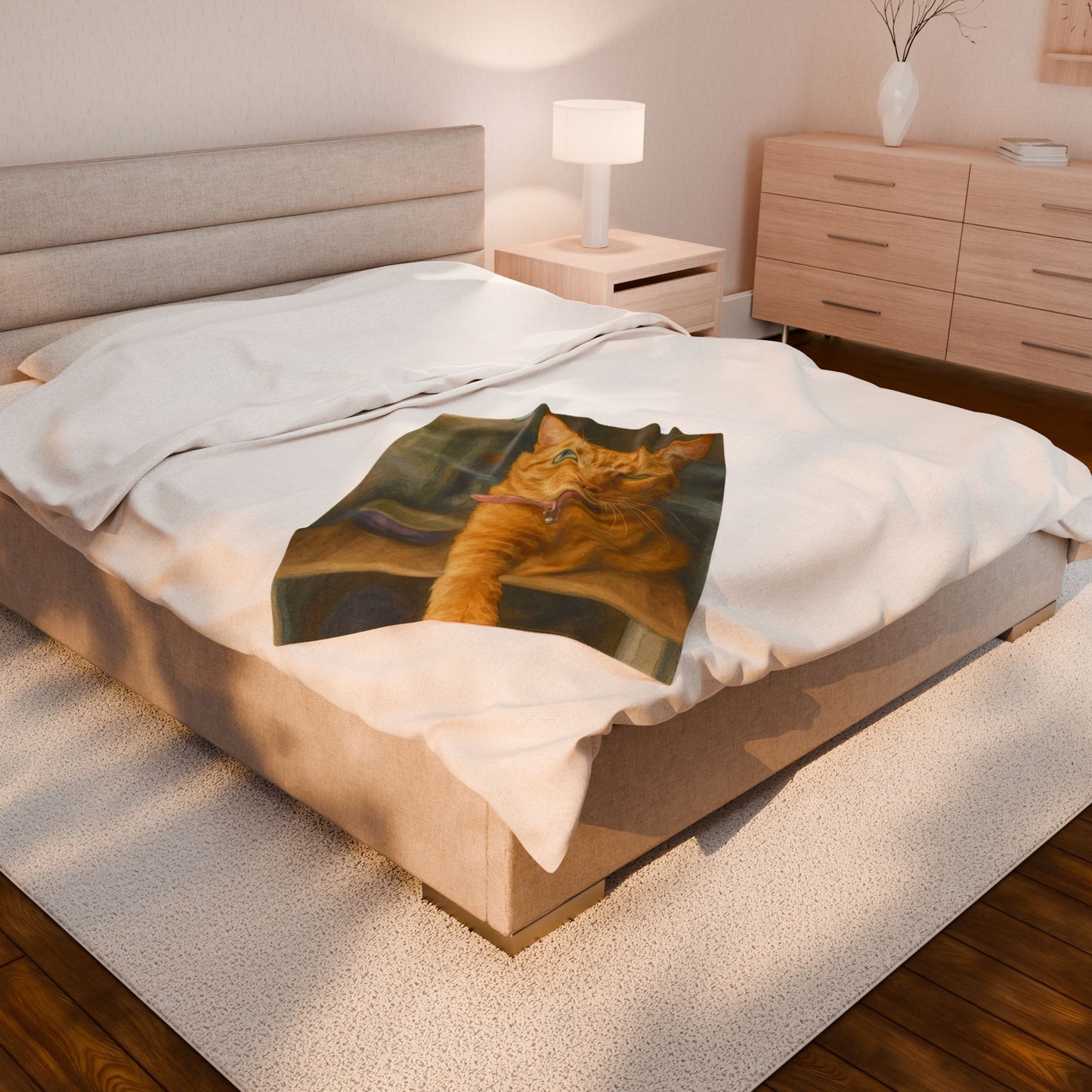 Petty Prints: The "Water Color Realistic" Style Custom Velveteen Plush Blanket