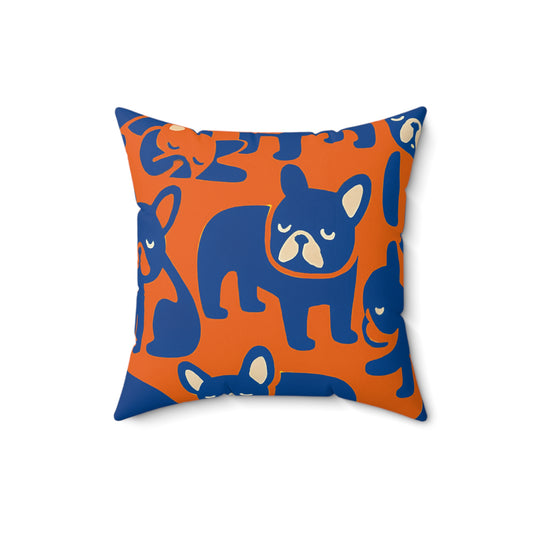 Petty Prints: The "Frenchie on 5th" Pillow