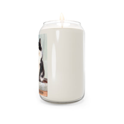 Petty Prints: Jumbo Custom Pet Portrait  Soy Candle — 13.75oz Scented Jar