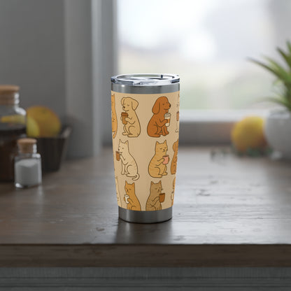 Petty Prints: The "Pawfee Break" Travel Tumbler