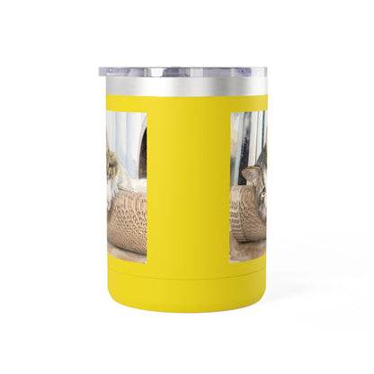 Custom Watercolor Pet Travel Mug – 15oz Insulated Tumbler