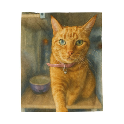 Petty Prints: The "Water Color Realistic" Style Custom Velveteen Plush Blanket