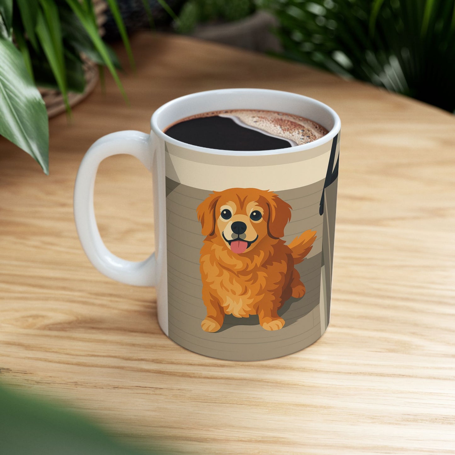 Custom Vector Style Coffee Mug