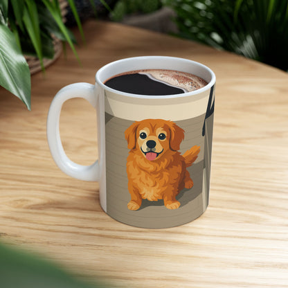 Custom Vector Style Coffee Mug