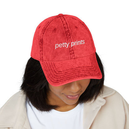 Petty Prints: The "Vintage Washed" Dad Hat