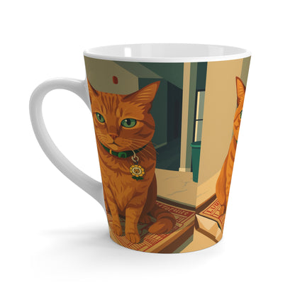 Custom Vector Style Latte Mug