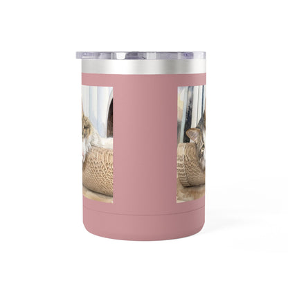 Custom Watercolor Pet Travel Mug – 15oz Insulated Tumbler