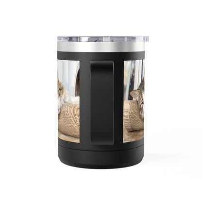 Custom Watercolor Pet Travel Mug – 15oz Insulated Tumbler