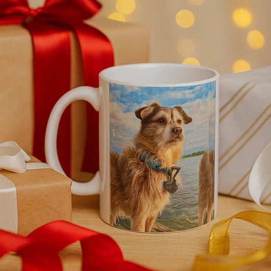 Petty Prints: The Water Color Realistic Style Custom Coffee Mug