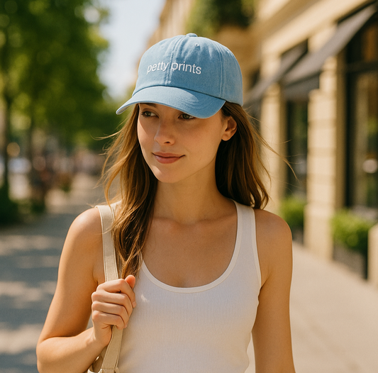 Petty Prints Essentials: The Denim Dad Hat