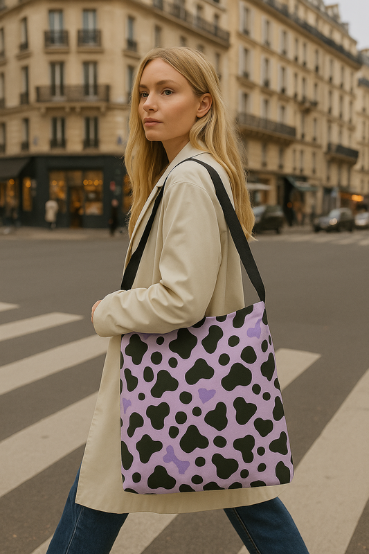 Petty Prints: The "Lilac & Leash" Tote