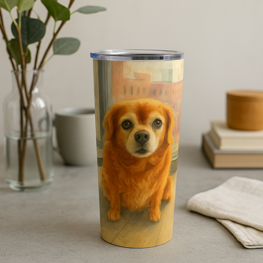 Custom Water Color Realistic Style Stainless Steel 20oz Tumbler
