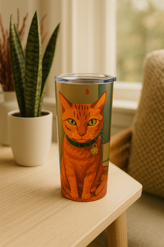 Custom Vector Style Stainless Steel 20oz Tumbler