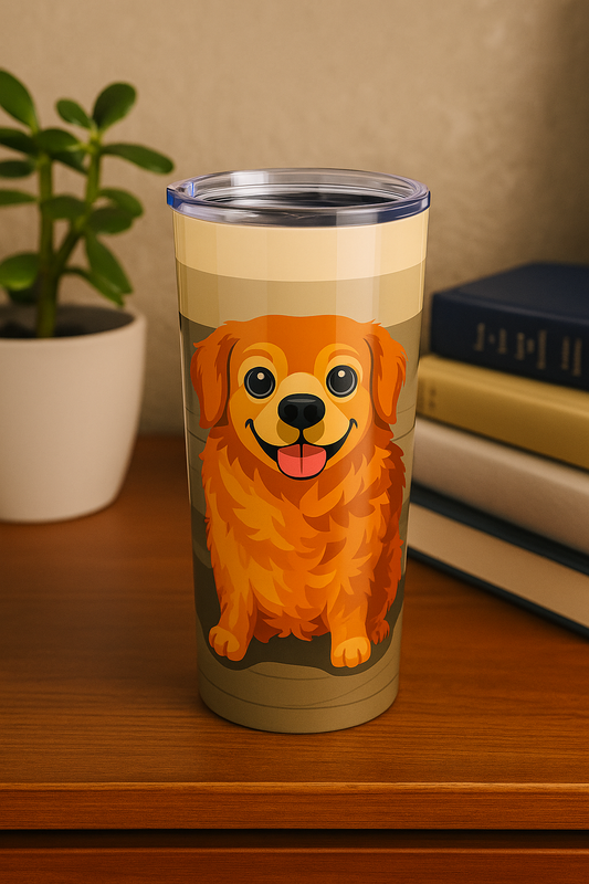 Custom Vector Style Stainless Steel 20oz Tumbler