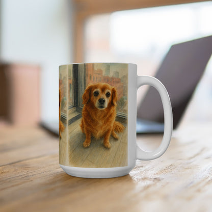 Custom Watercolor Pet Portrait Coffee Mug