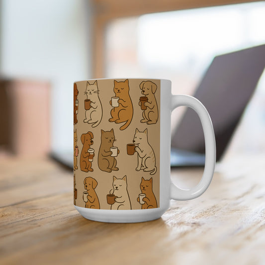Petty Prints: The "Pawfee Break" Coffee Mug