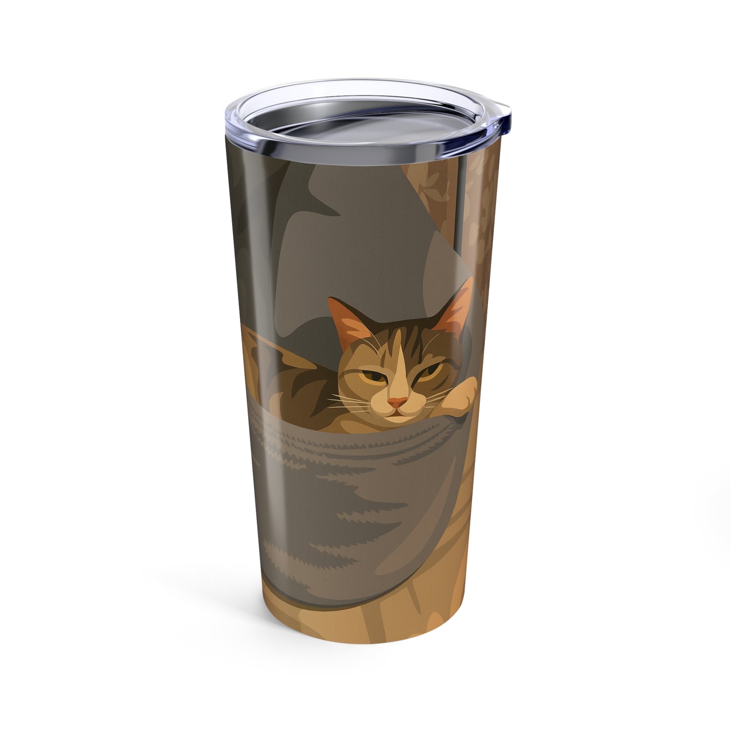 Custom Vector Style Stainless Steel 20oz Tumbler