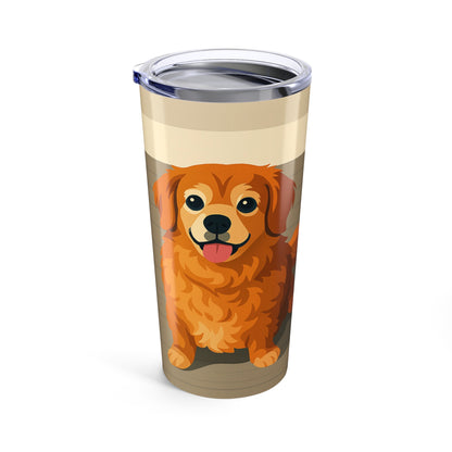 Custom Vector Style Stainless Steel 20oz Tumbler