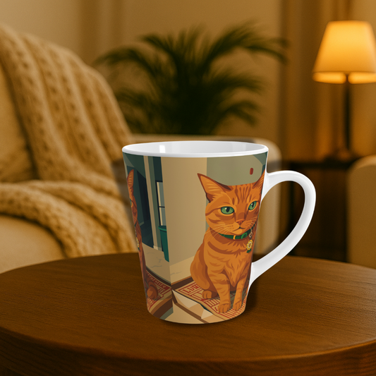 Custom Vector Style Latte Mug