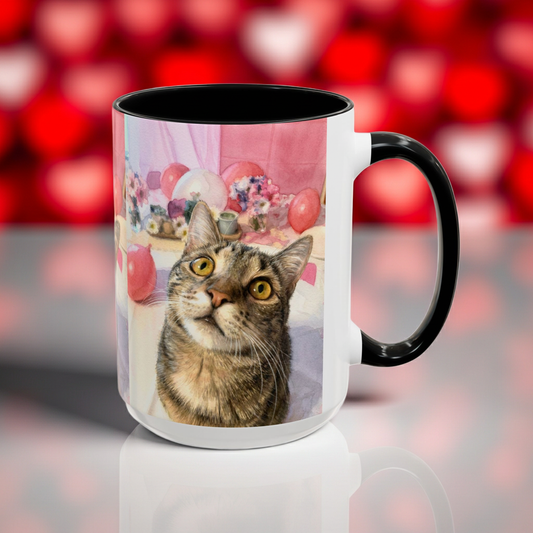 Petty Prints: The Accent Water Color Realistic Style Custom Coffee Mug