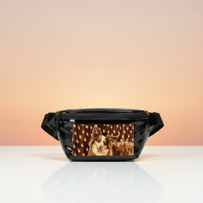 Petty Prints: Custom Water Color Realistic Pet Portrait Fanny Pack — Transparent Festival Waist Bag