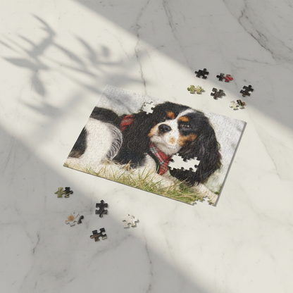 Custom Pet Portrait Jigsaw Puzzle – 120, 252, or 500 Pieces